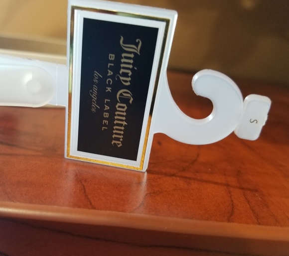 Juicy Couture White Belt w/ Black Enamel Rivets S - Picture 6 of 8